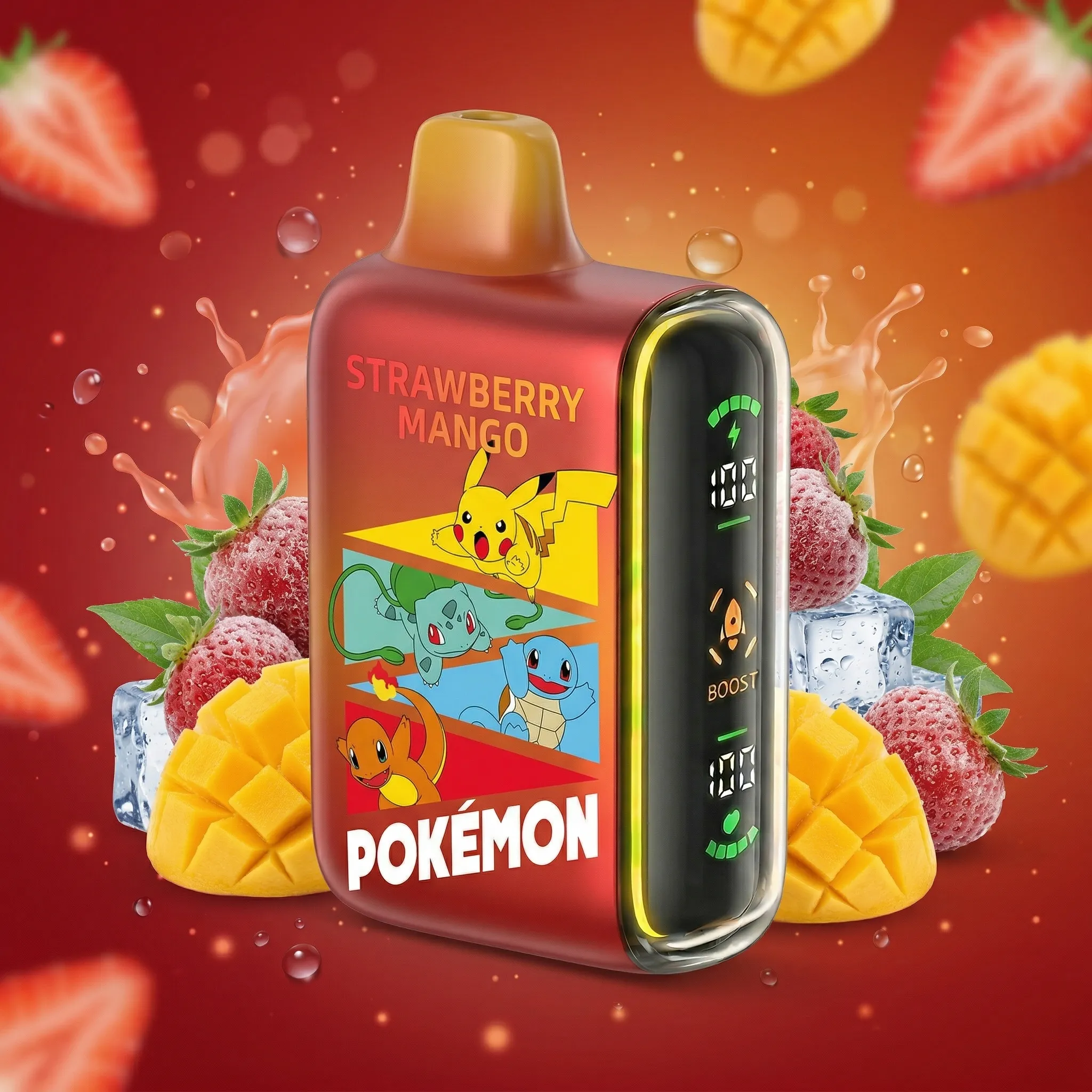Pokémon - 🔥InkSkin Pulse 15000 Puffs new - 10+ Flavour Choices 🍇🍉🍋