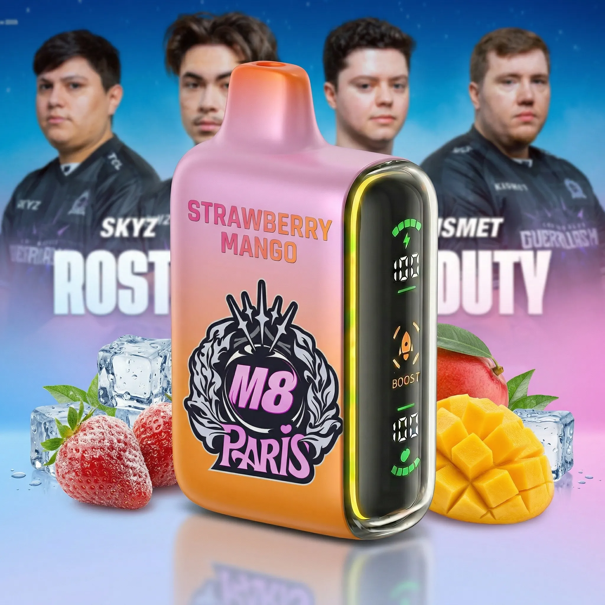 M8 team - 🔥InkSkin Pulse 15000 Puffs new - 10+ Flavour Choices 🍇🍉🍋 M8 team - 🔥InkSkin Pulse 15000 Puffs new - 10+ Flavour Choices 🍇🍉🍋