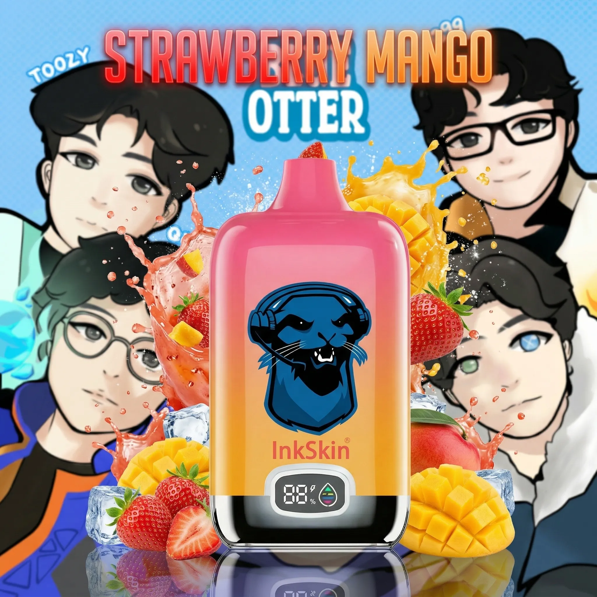 Blue Otter team - โญInkSkin Digital Box 12000 Puffs - 10+ Flavour Choices ๐๐๐ Blue Otter team - โญInkSkin Digital Box 12000 Puffs - 10+ Flavour Choices ๐๐๐
