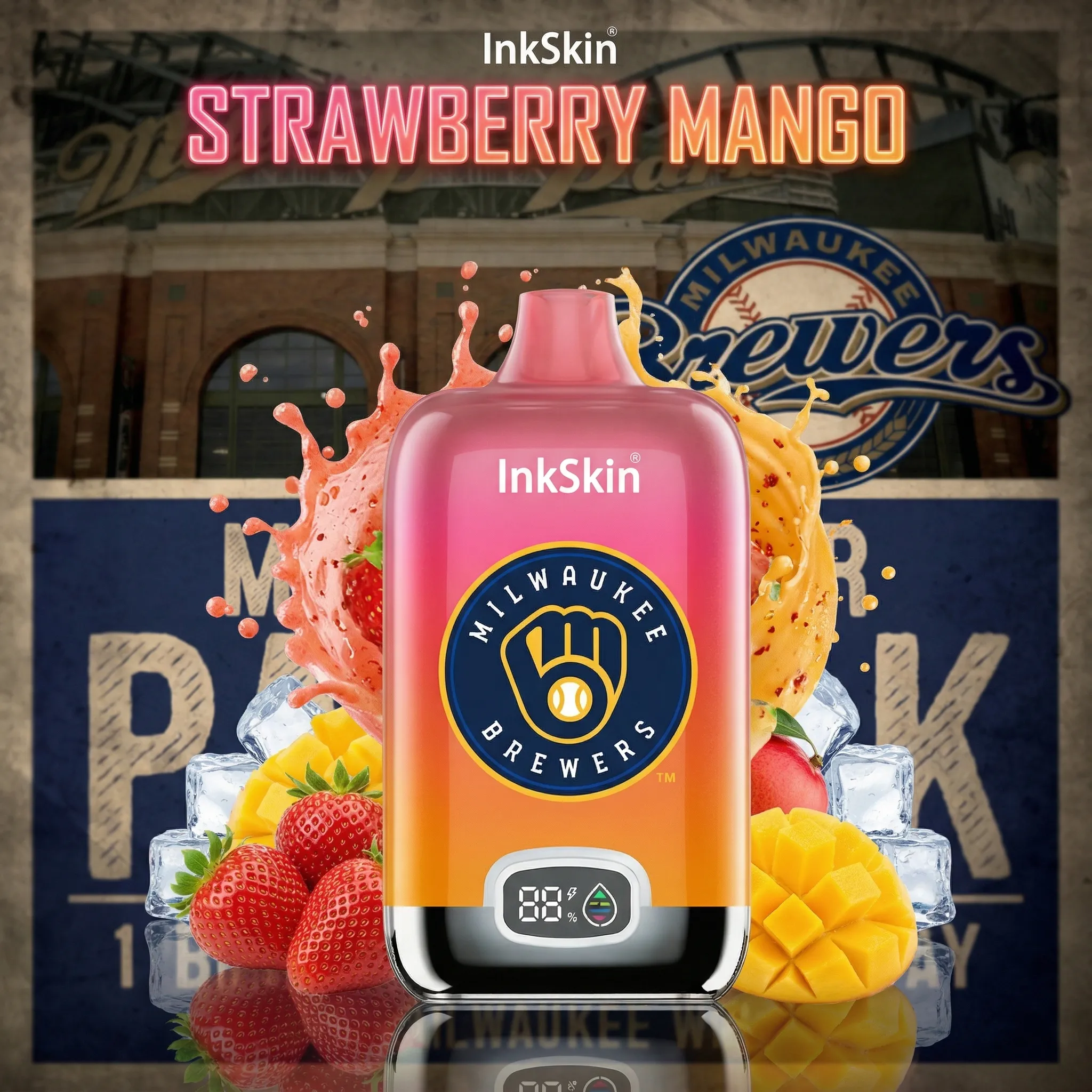 Milwaukee Brewers - โญInkSkin Digital Box 12000 Puffs - 10+ Flavour Choices ๐๐๐ Milwaukee Brewers - โญInkSkin Digital Box 12000 Puffs - 10+ Flavour Choices ๐๐๐
