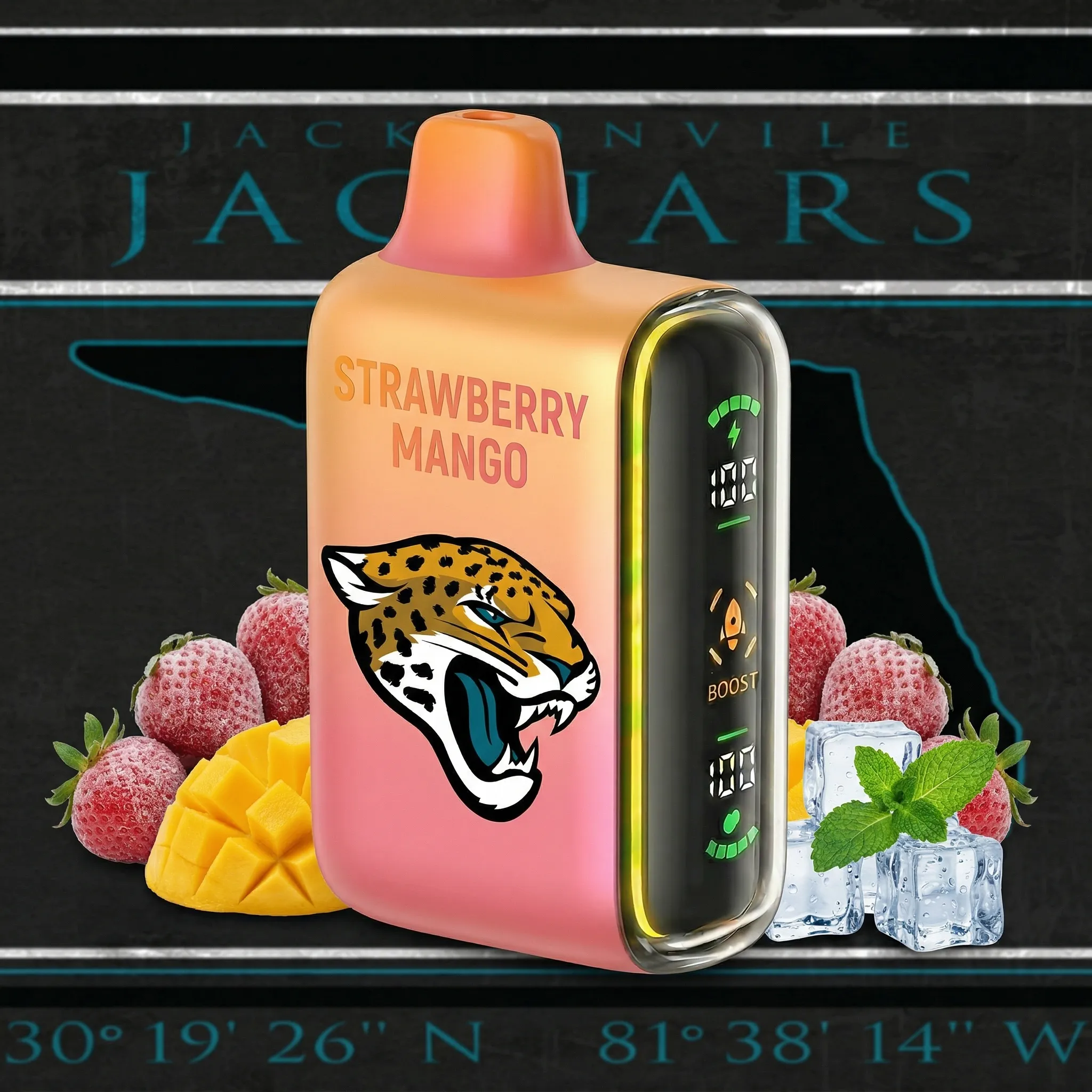 Jacksonville Jaguars - ๐ฅInkSkin Pulse 15000 Puffs new - 10+ Flavour Choices ๐๐๐ Jacksonville Jaguars - ๐ฅInkSkin Pulse 15000 Puffs new - 10+ Flavour Choices ๐๐๐