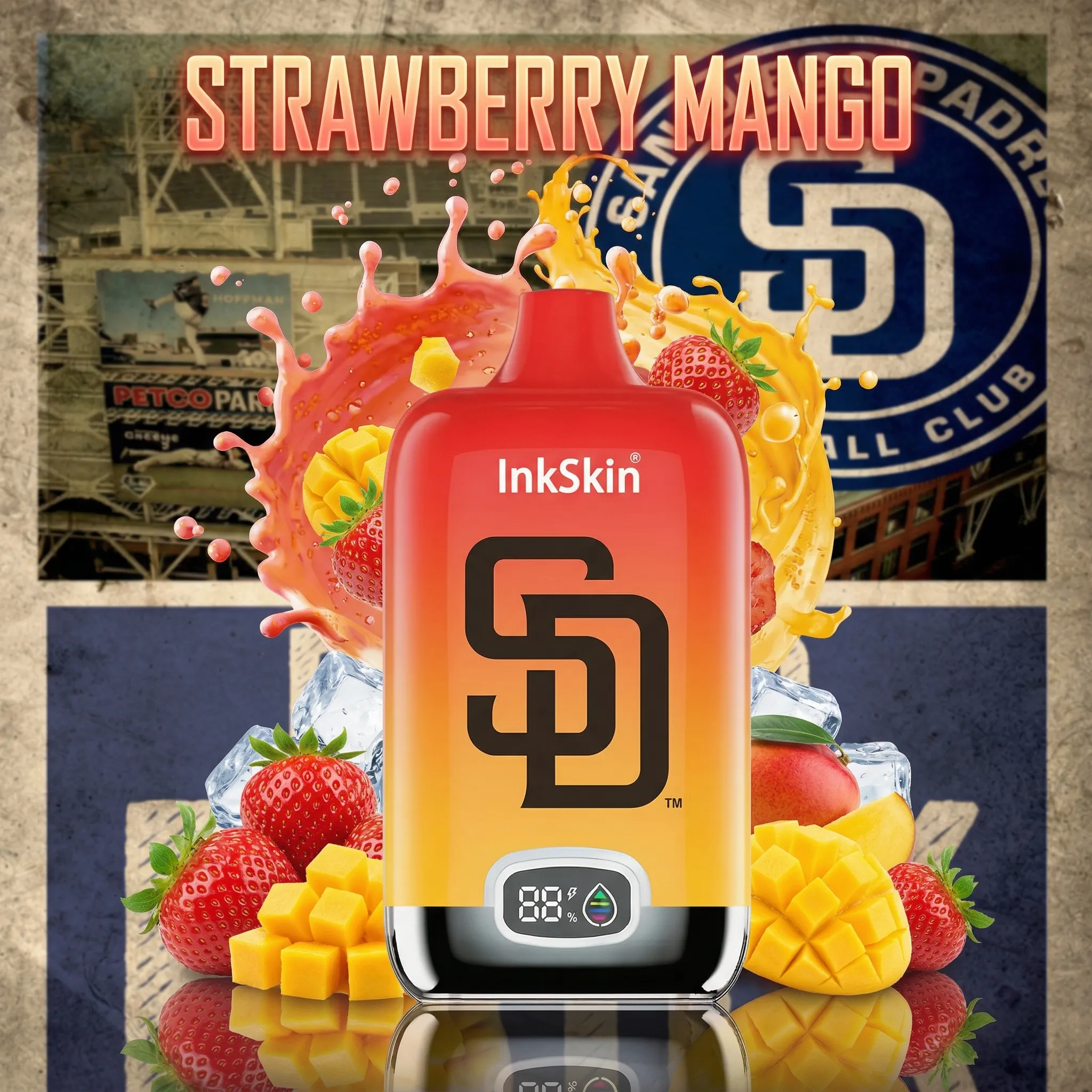 San Diego Padres - โญInkSkin Digital Box 12000 Puffs - 10+ Flavour Choices ๐๐๐ San Diego Padres - โญInkSkin Digital Box 12000 Puffs - 10+ Flavour Choices ๐๐๐