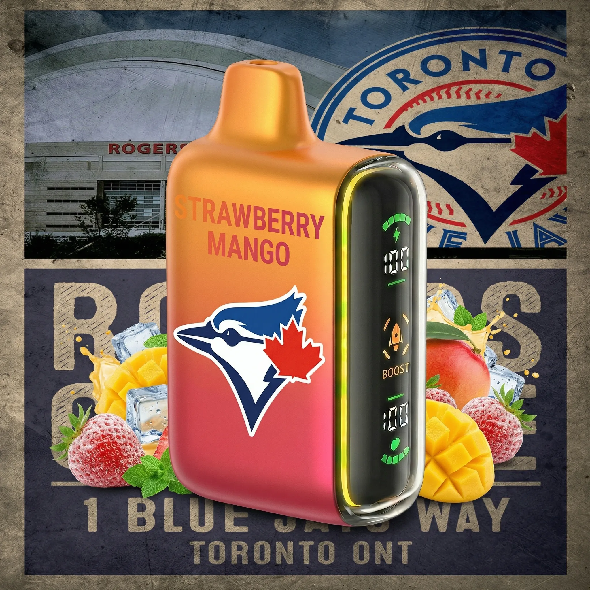 Toronto Blue Jays - 🔥InkSkin Pulse 15000 Puffs new - 10+ Flavour Choices 🍇🍉🍋