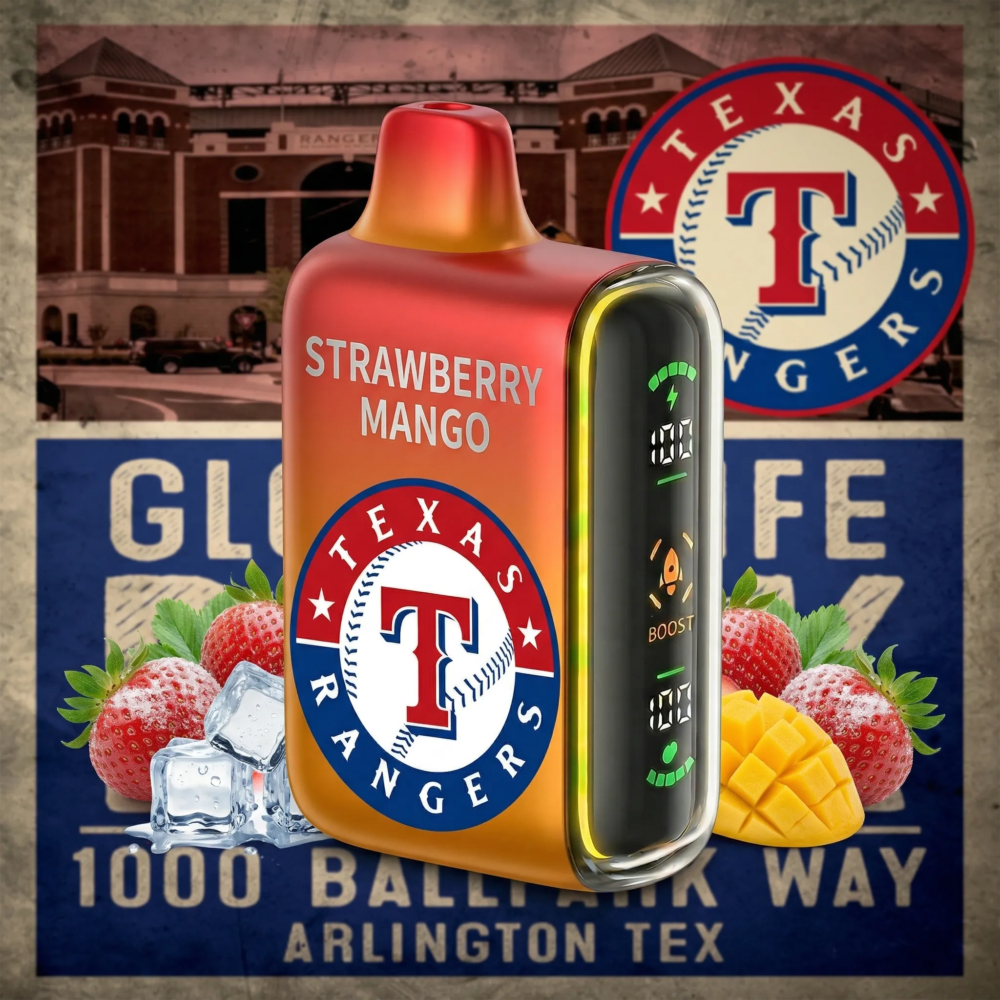 Texas Rangers - 🔥InkSkin Pulse 15000 Puffs new - 10+ Flavour Choices 🍇🍉🍋