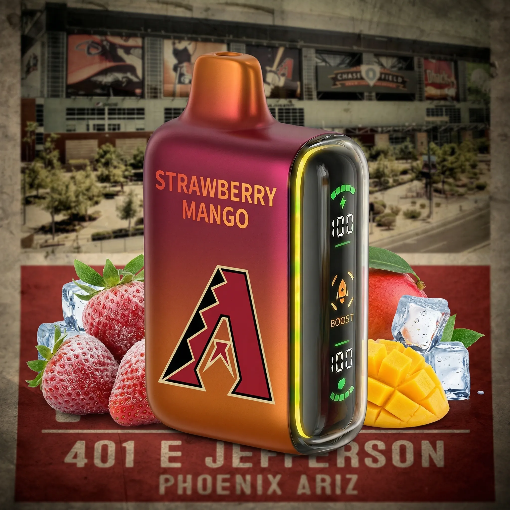 Arizona Diamondbacks - 🔥InkSkin Pulse 15000 Puffs new - 10+ Flavour Choices 🍇🍉🍋