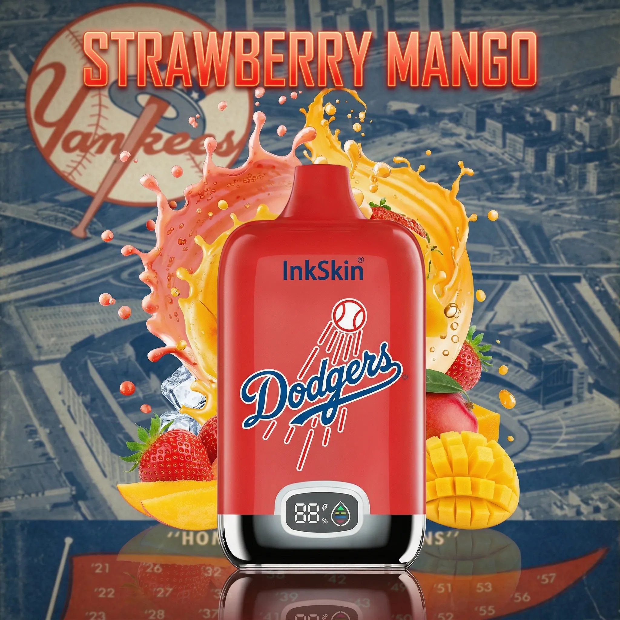 Los Angeles Dodgers - โญInkSkin Digital Box 12000 Puffs - 10+ Flavour Choices ๐๐๐ Los Angeles Dodgers - โญInkSkin Digital Box 12000 Puffs - 10+ Flavour Choices ๐๐๐