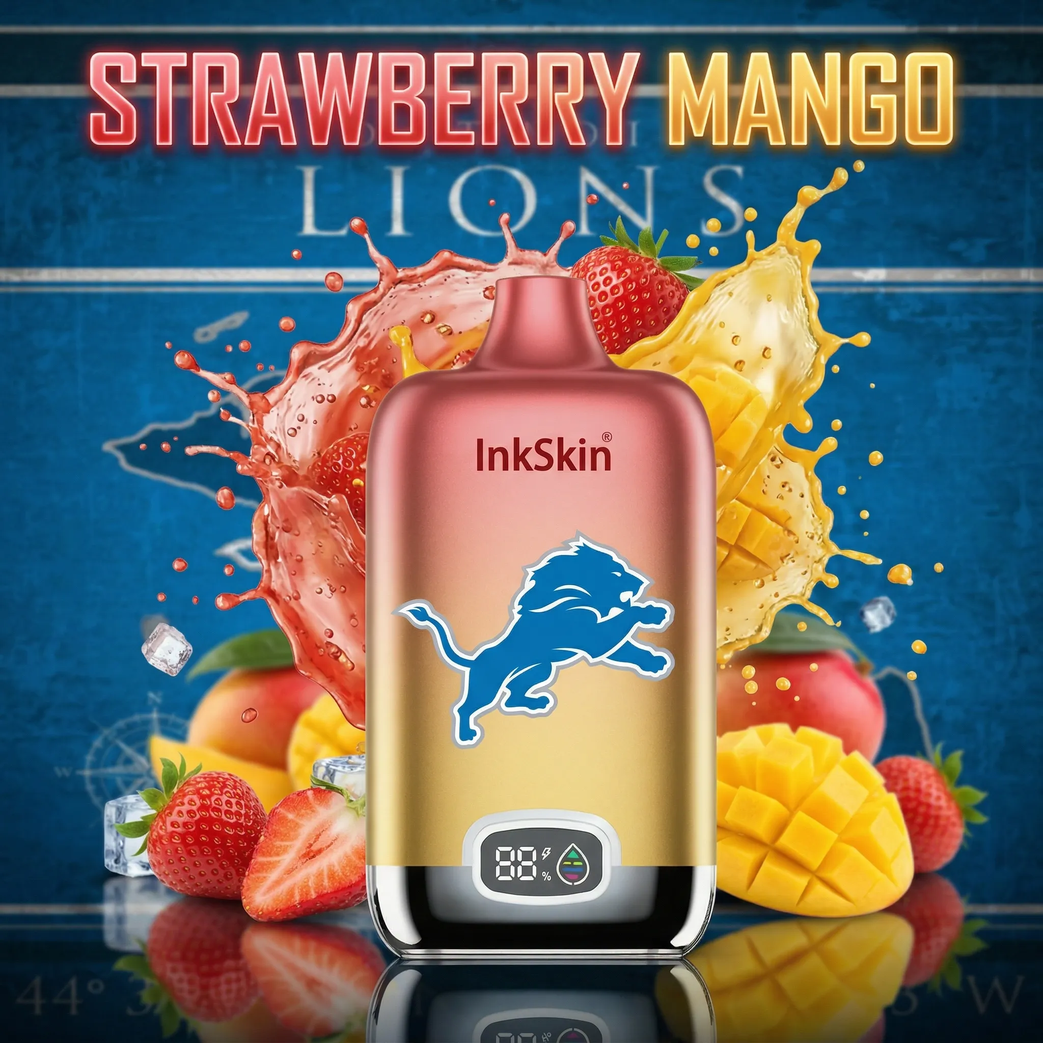 Detroit Lions - โญInkSkin Digital Box 12000 Puffs - 10+ Flavour Choices ๐๐๐ Detroit Lions - โญInkSkin Digital Box 12000 Puffs - 10+ Flavour Choices ๐๐๐