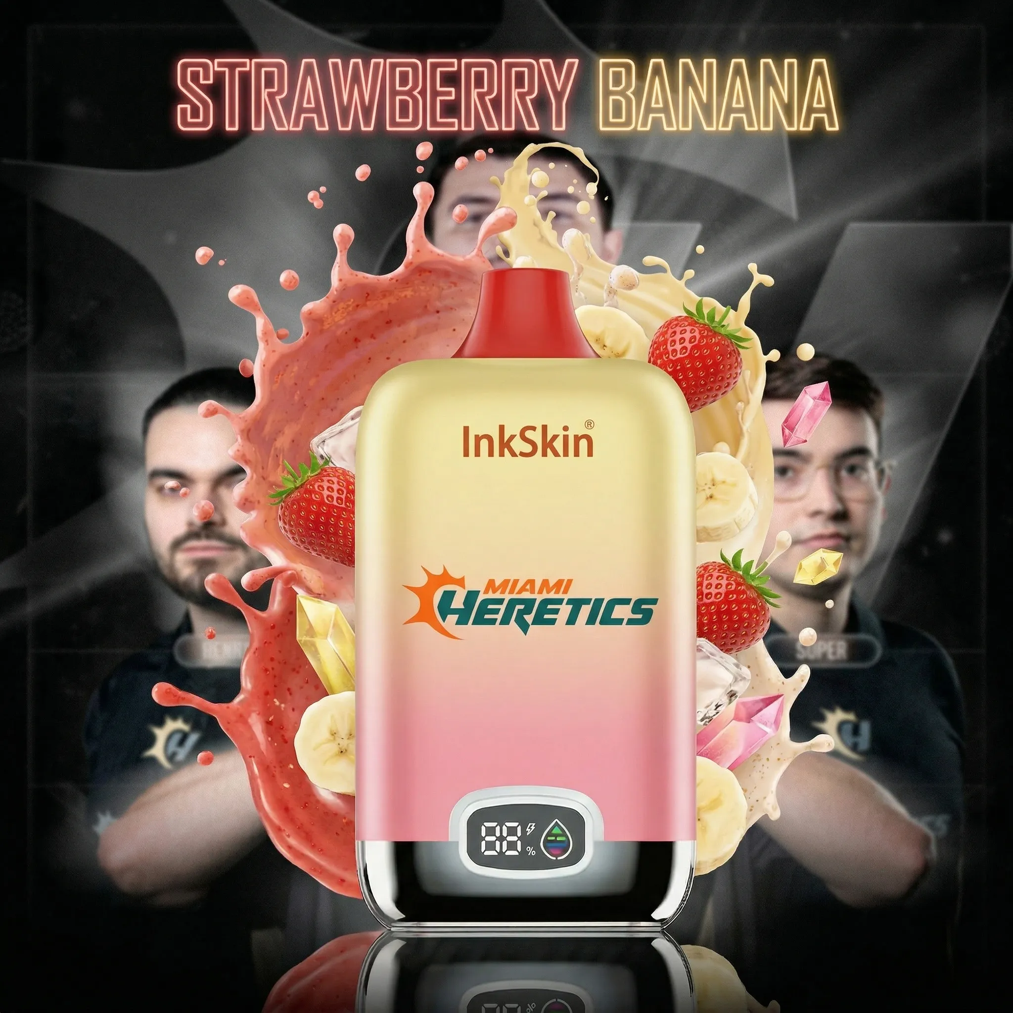 Miami Heretics team - ⭐InkSkin Digital Box 12000 Puffs - 10+ Flavour Choices 🍇🍉🍋 Miami Heretics team - ⭐InkSkin Digital Box 12000 Puffs - 10+ Flavour Choices 🍇🍉🍋
